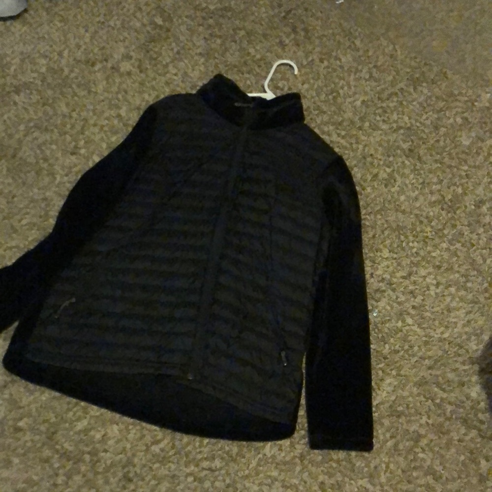 black sweater